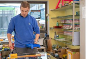 Glas bedrucken Farbdruck auf Glas